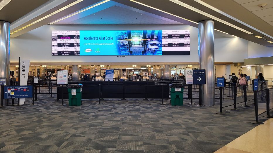 Arrivals and Departures at LAS Terminal